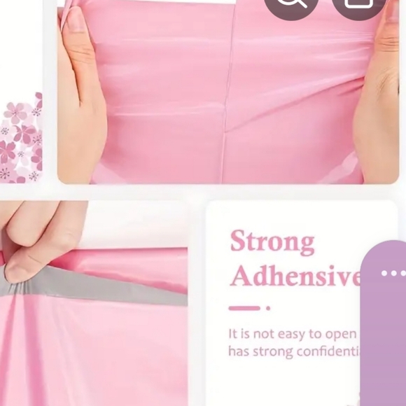 Plain Pink Polymailers 8 X 11, Qty 25 Self Adhesive Waterproof Holds Well - Picture 4 of 5